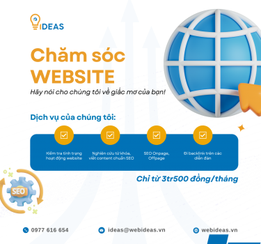 Dịch vụ chăm sóc nội dung website uy tín, chuyên nghiệp