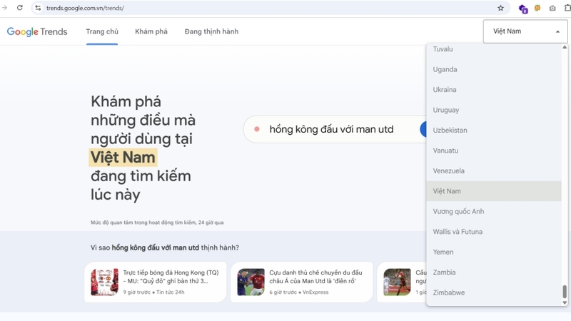 Google trends